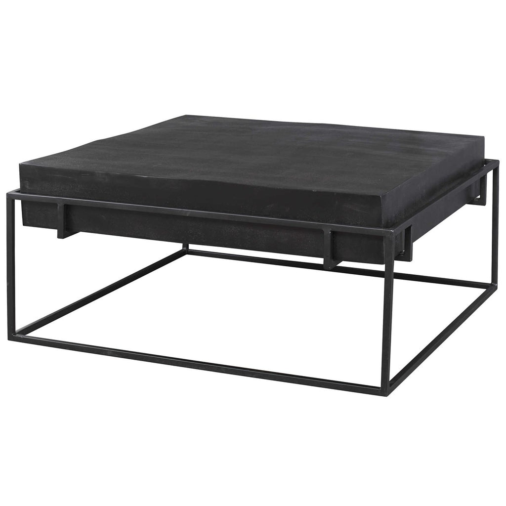 Uttermost Telone Modern Black Coffee Table 25111