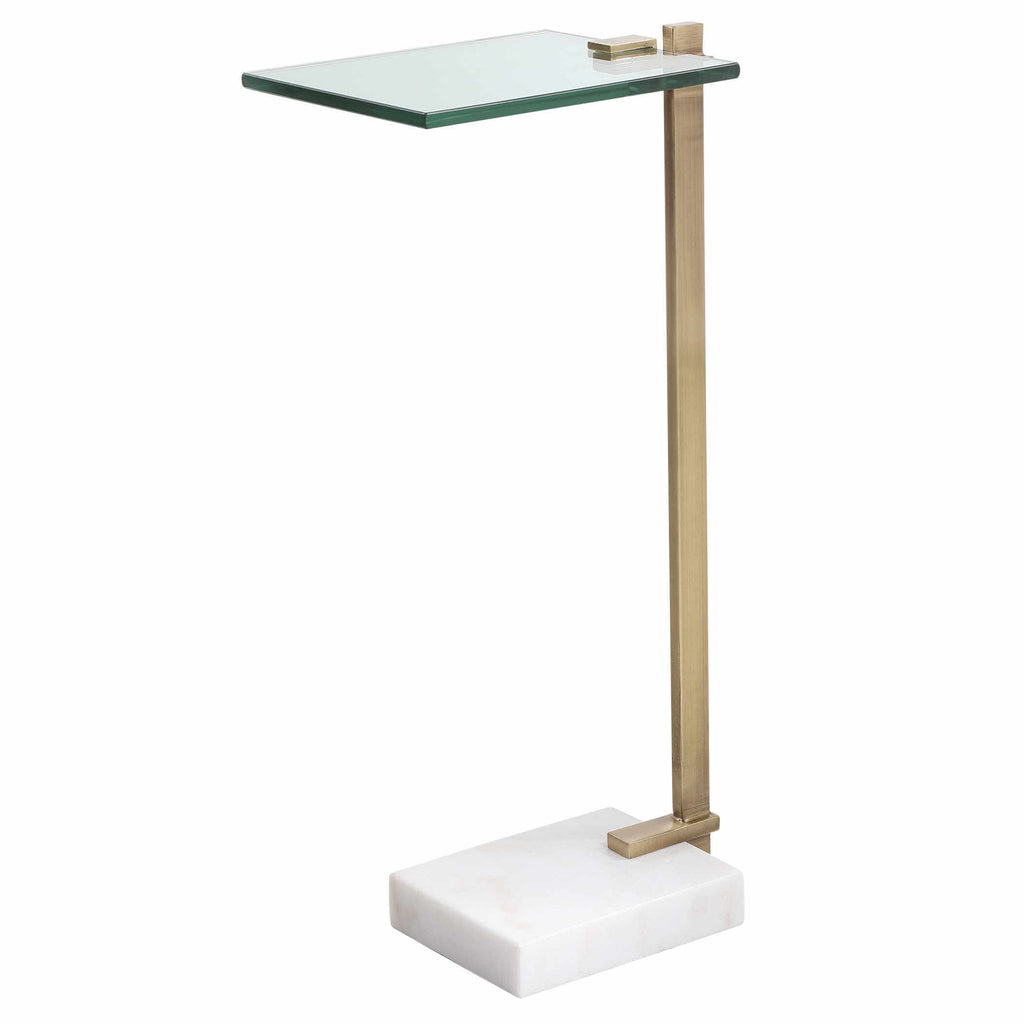 UTTERMOST BUTLER ACCENT TABLE WHITE 25136