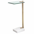 UTTERMOST BUTLER ACCENT TABLE WHITE 25136