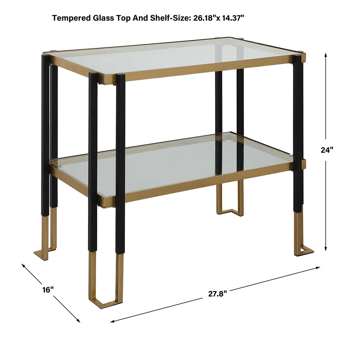 UTTERMOST KENTMORE SIDE TABLE 25138
