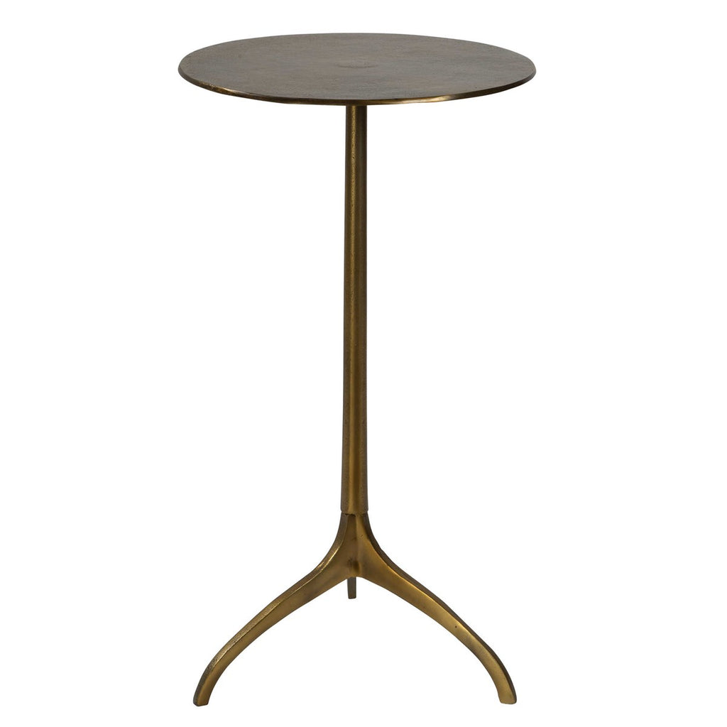 UTTERMOST BEACON ACCENT TABLE GOLD 25149