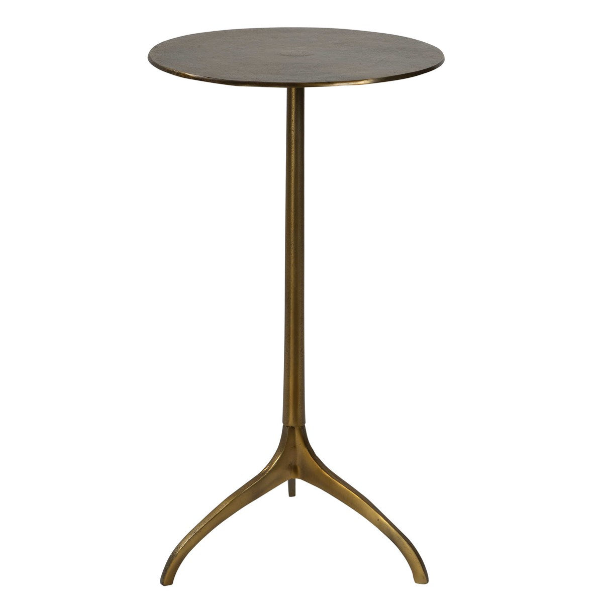 UTTERMOST BEACON ACCENT TABLE GOLD 25149