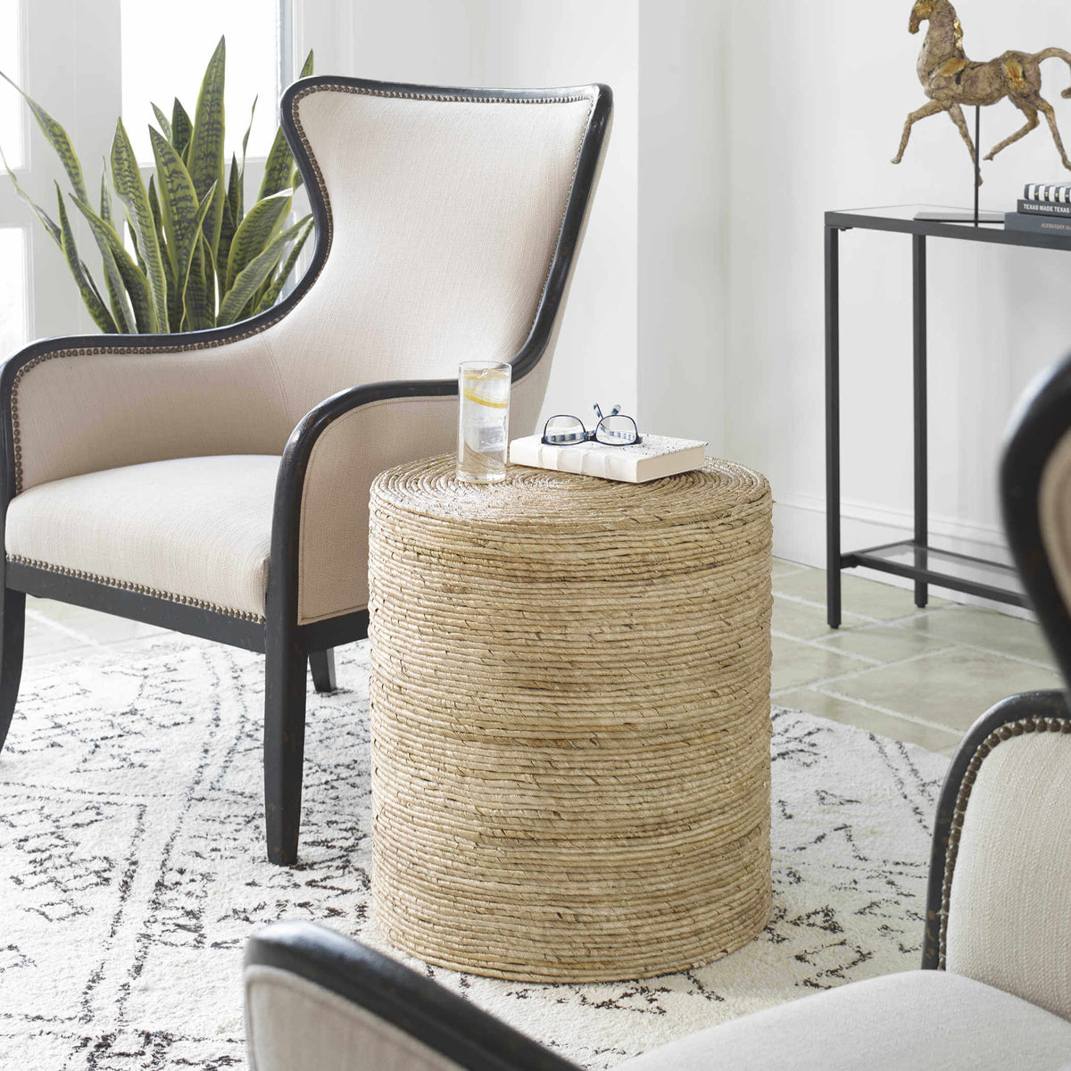 UTTERMOST RORA ROUND ACCENT TABLE 25182