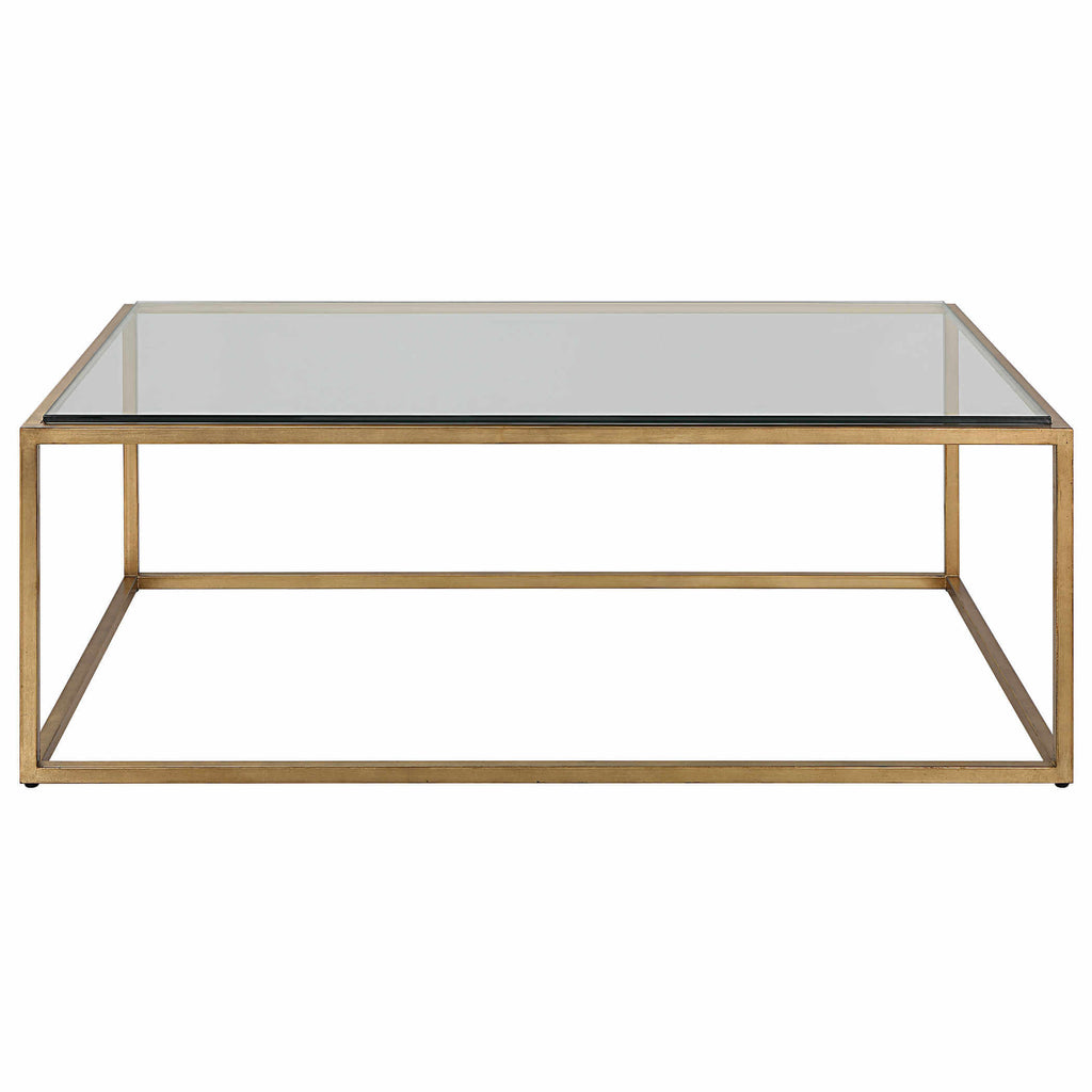 UTTERMOST BRAVURA COFFEE TABLE GOLD 25195