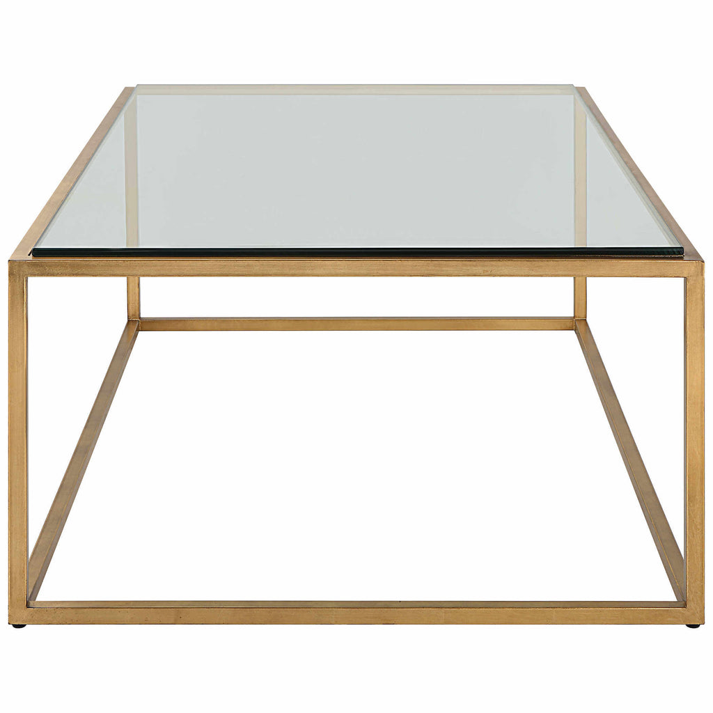 UTTERMOST BRAVURA COFFEE TABLE GOLD 25195