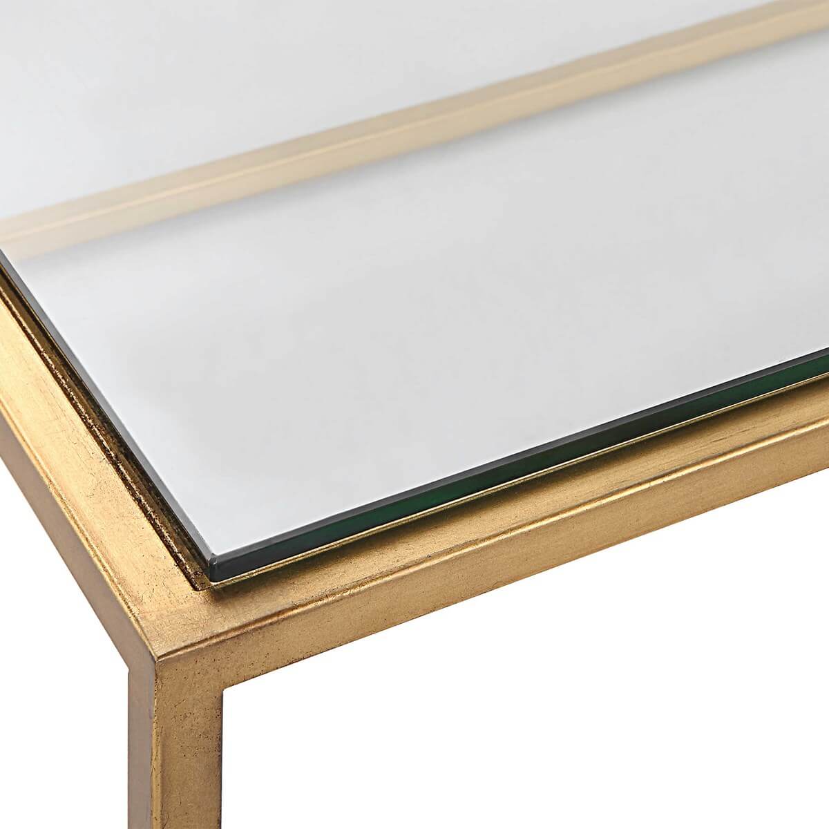 UTTERMOST BRAVURA COFFEE TABLE GOLD 25195