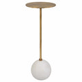 UTTERMOST GIMLET DRINK TABLE WHITE 25216