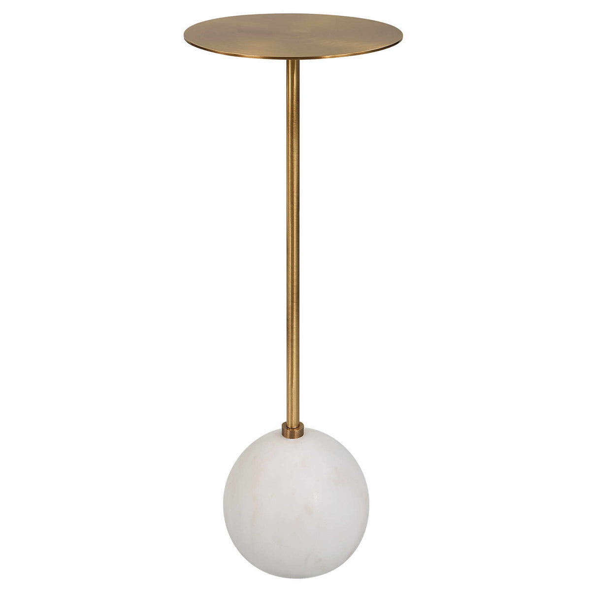 UTTERMOST GIMLET DRINK TABLE WHITE 25216