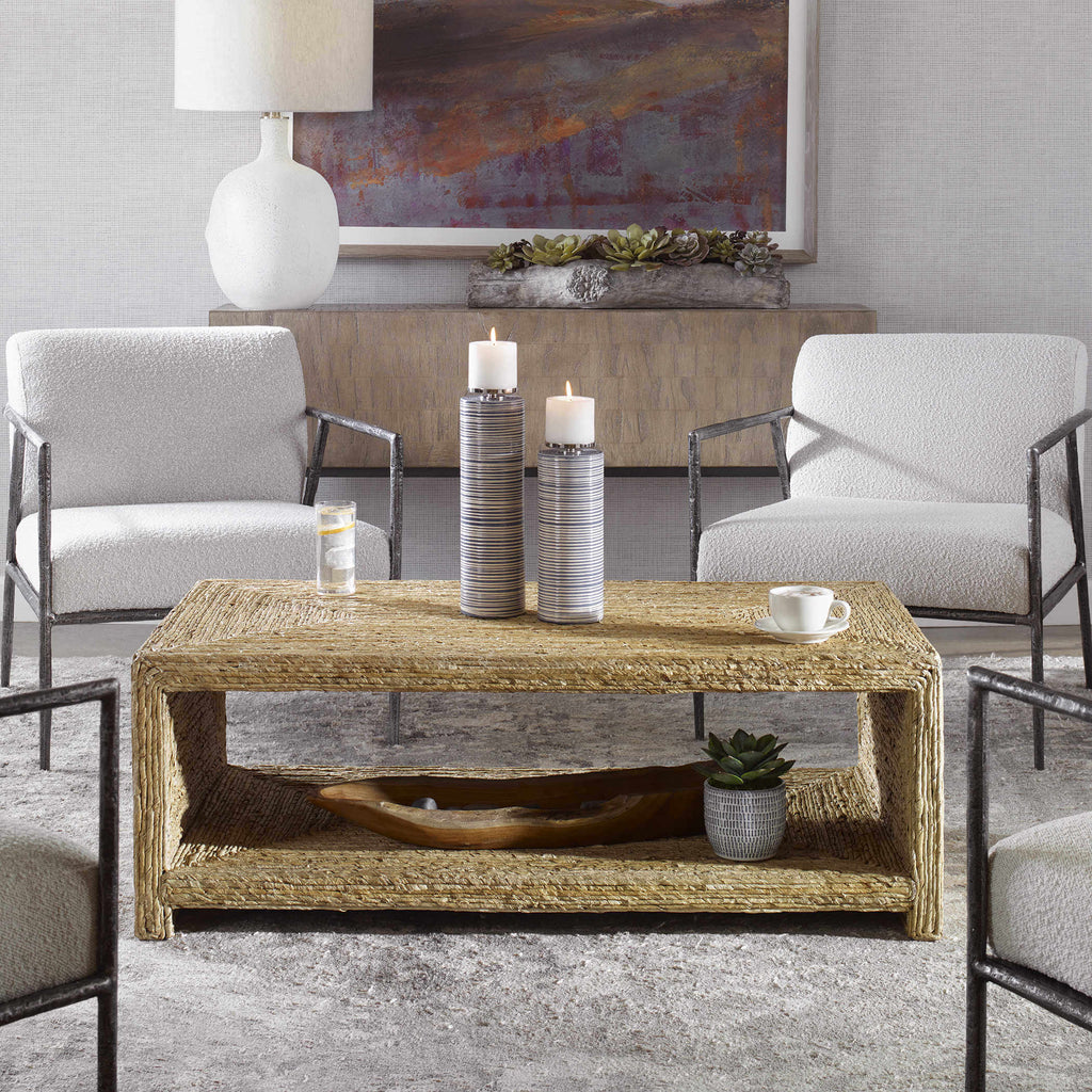 UTTERMOST RORA OPEN COFFEE TABLE 25220