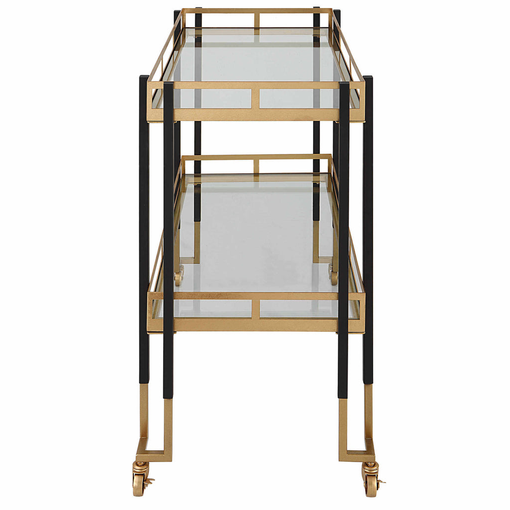 UTTERMOST KENTMORE BAR CART 25229