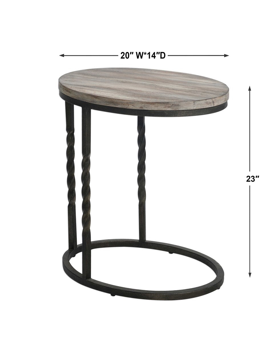 Uttermost Tauret Cantilever Accent Table 25320