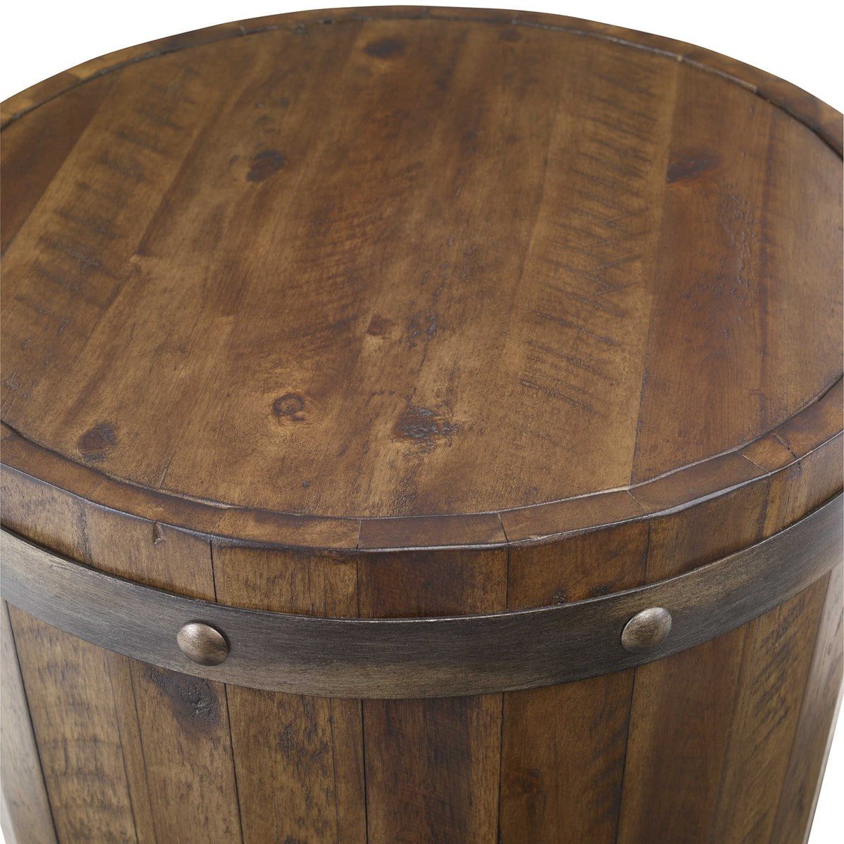 Uttermost Ceylon Wine Barrel Side Table 25327