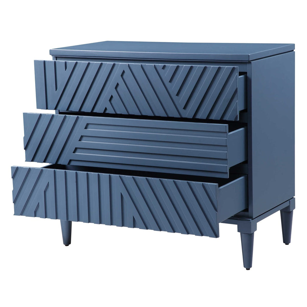 Uttermost Colby Blue Drawer Chest 25383