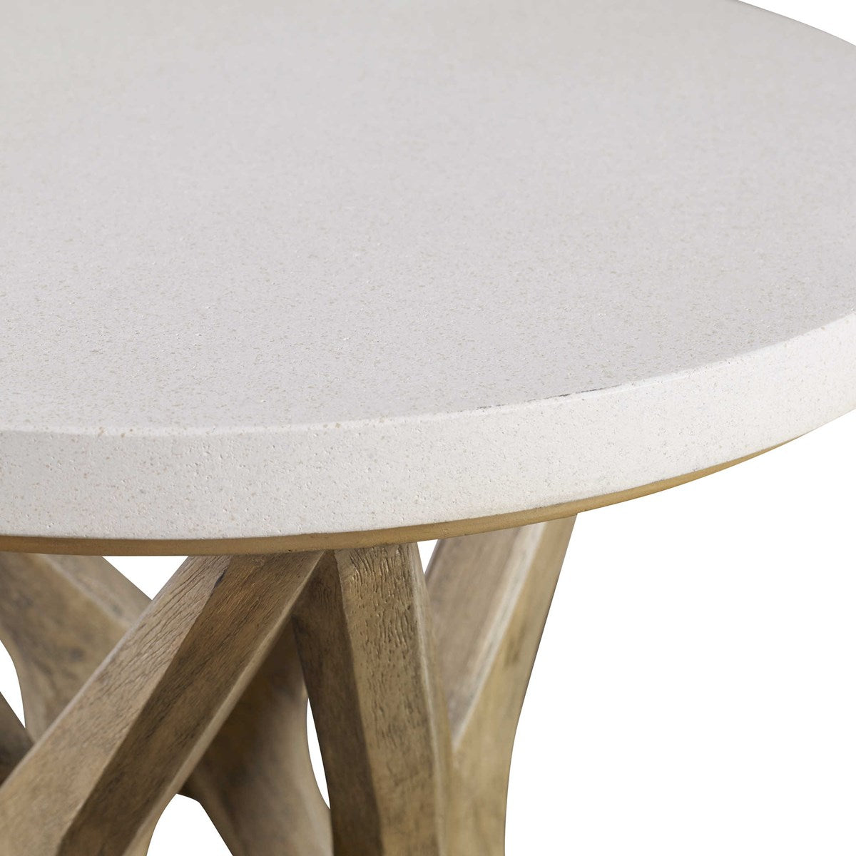 Uttermost Marnie Limestone Side Table 25437
