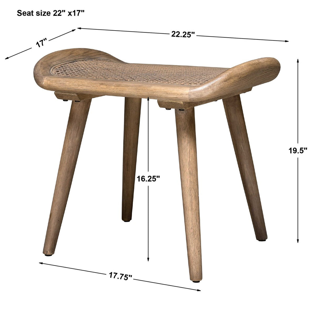 Uttermost Arne Scandinavian Small Bench 25462