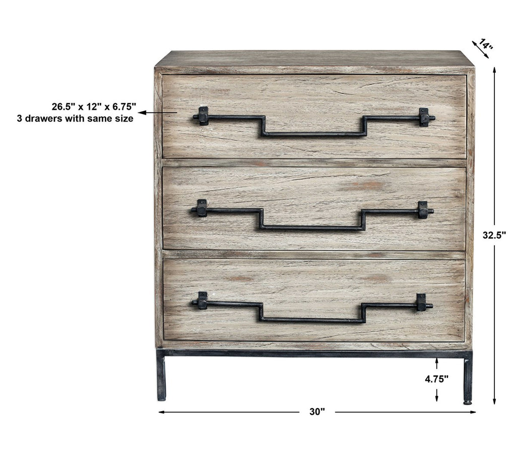 Uttermost Jory Aged Ivory Accent Chest 25810