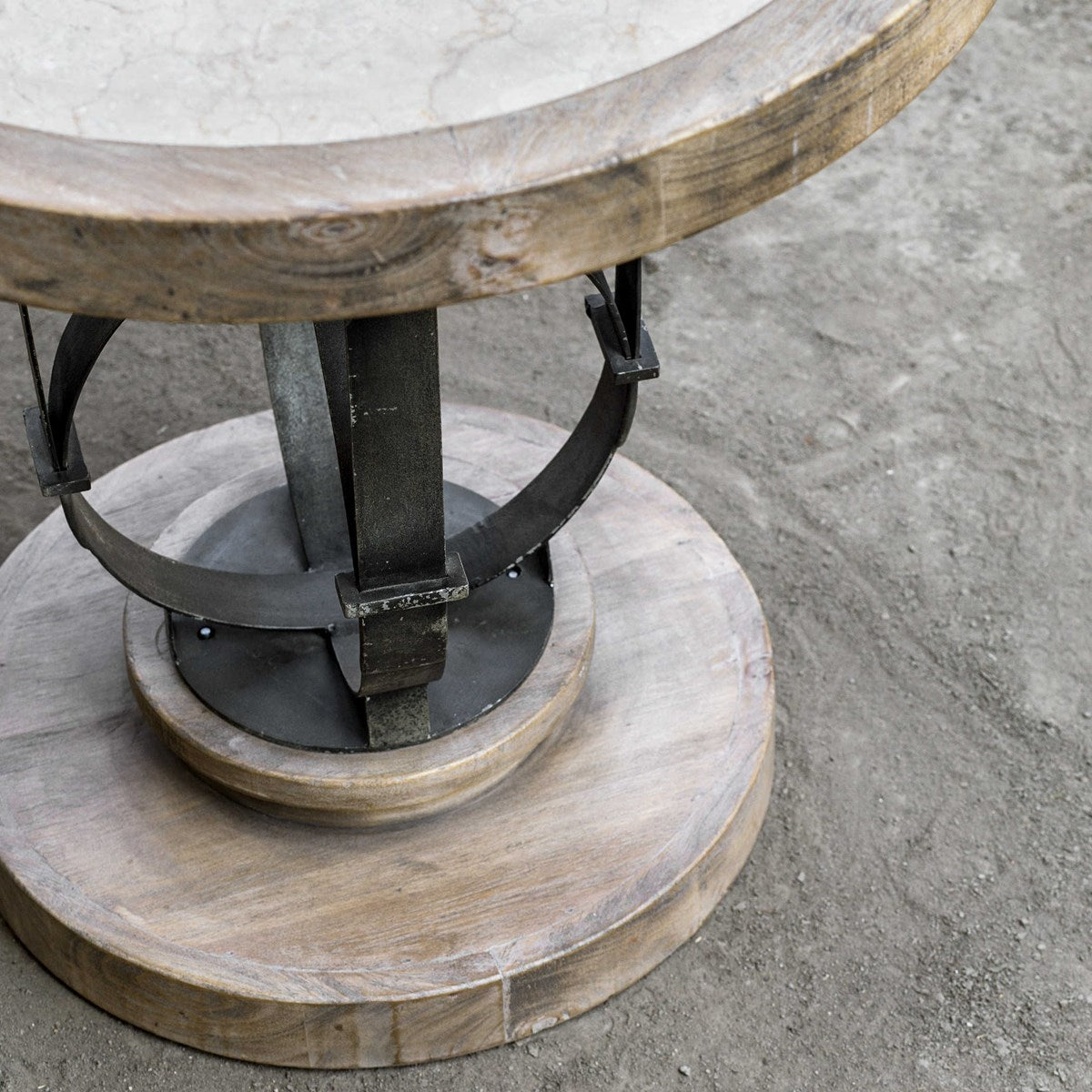 Uttermost Sydney Light Oak Side Table 25841