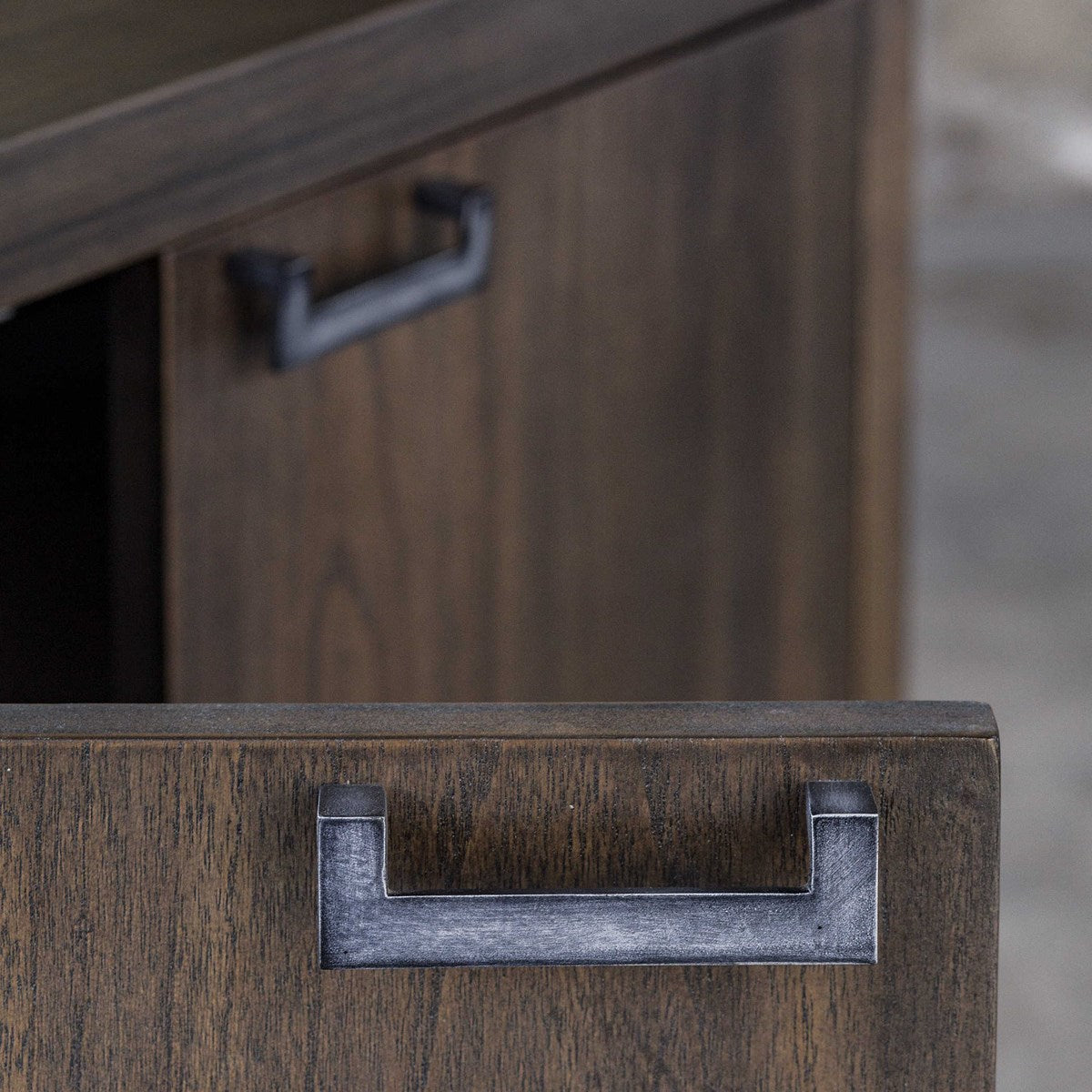 Uttermost Nadie Light Walnut Console Cabinet 25866