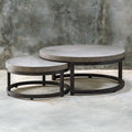 Uttermost Aiyara Gray Nesting Table S/2 25882