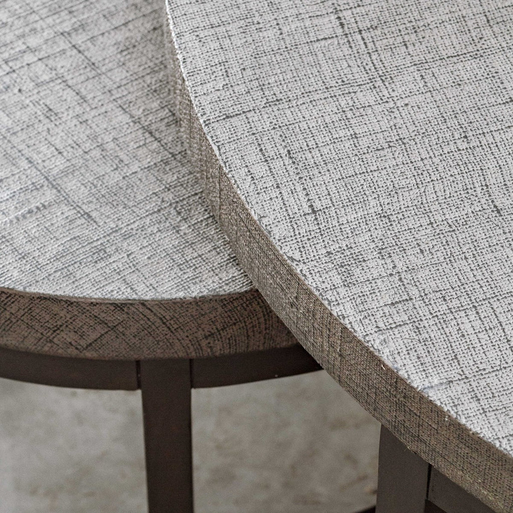 Uttermost Aiyara Gray Nesting Table S/2 25882