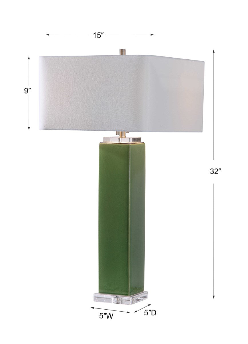Uttermost Aneeza Tropical Green Table Lamp 26410-1