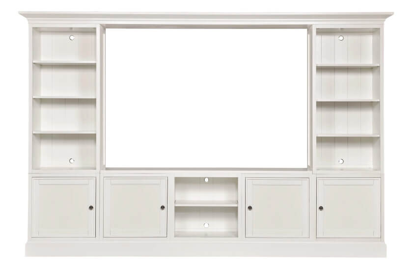 HAMMARY QUINTUPLE DOOR ENTERTAINMENT WALL 267-501R