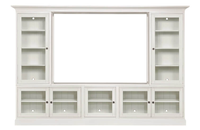 HAMMARY QUINTUPLE DISPLAY ENTERTAINMENT WITH DISPLAY PIERS 267-504R