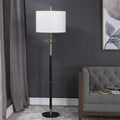 Uttermost Maud Aged Black Floor Lamp 28196-1