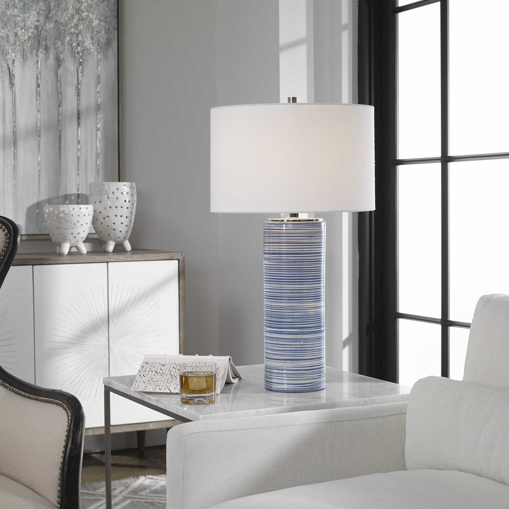 Uttermost Montauk Striped Table Lamp 28284