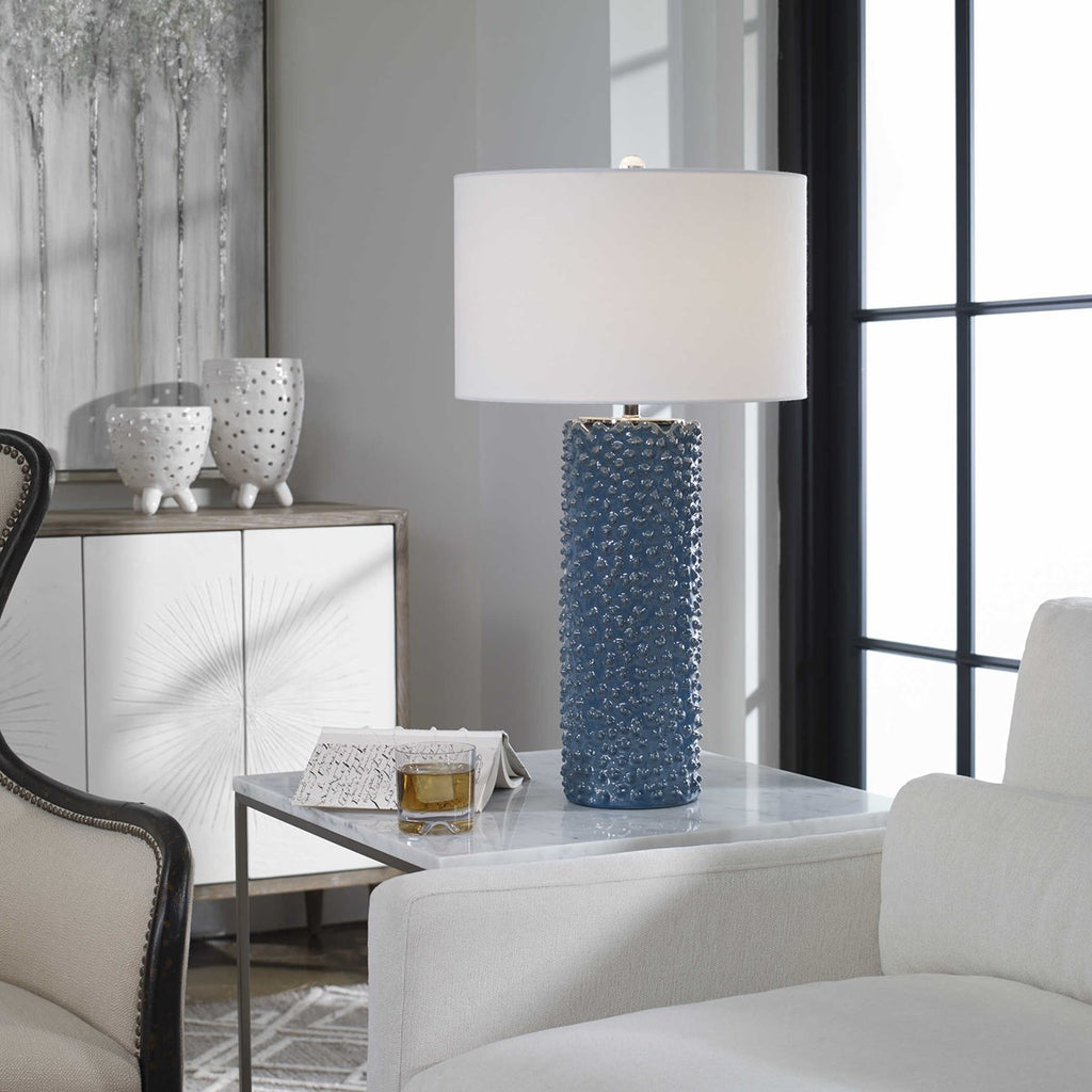 Uttermost Ciji Blue Table Lamp 28285