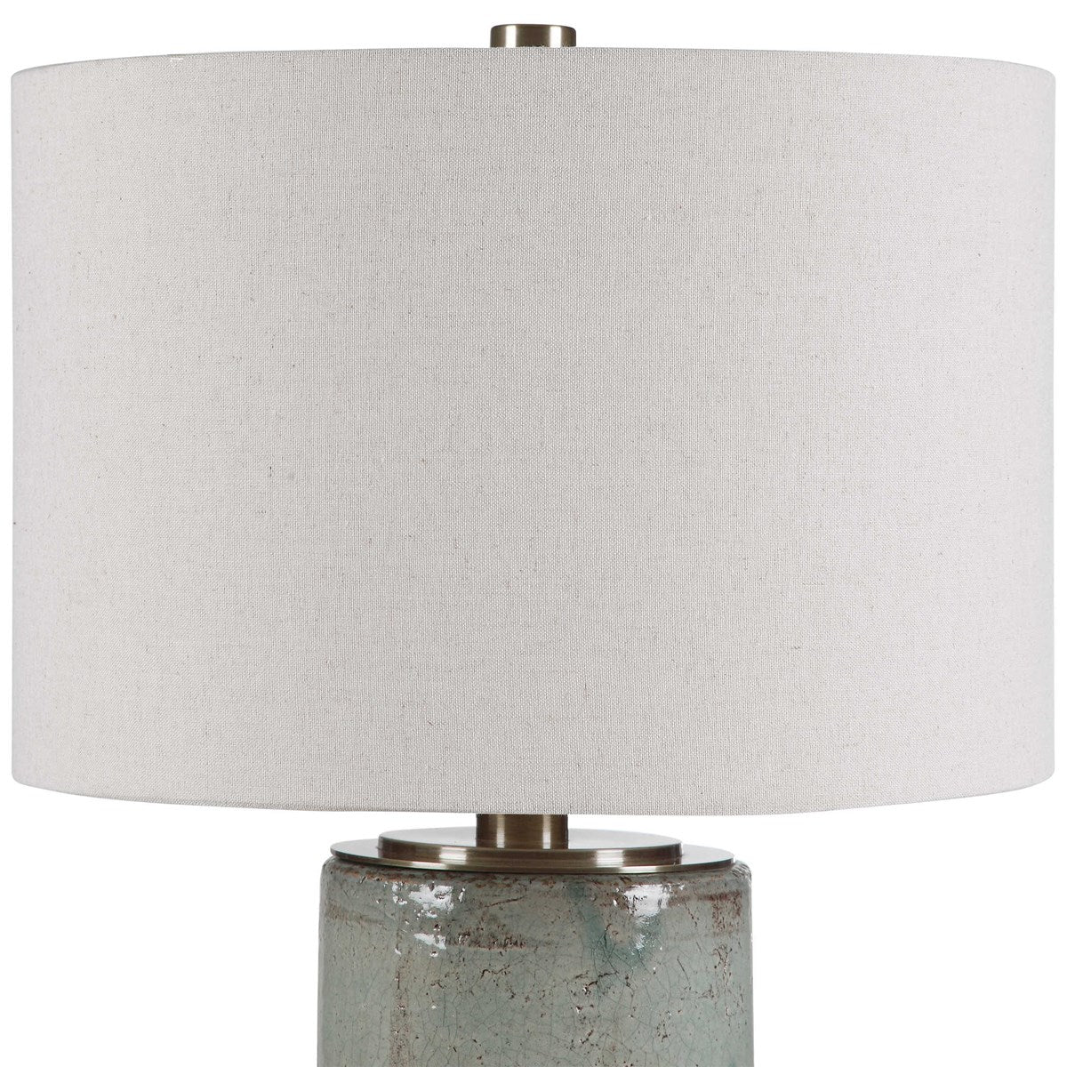 Uttermost Callais Crackled Aqua Table Lamp 28333