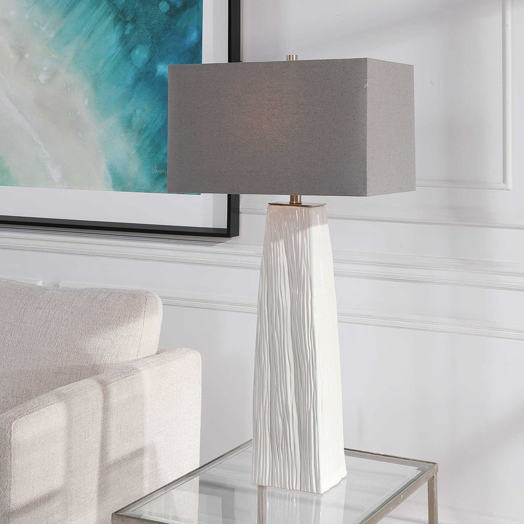 Uttermost Sycamore White Table Lamp 28383