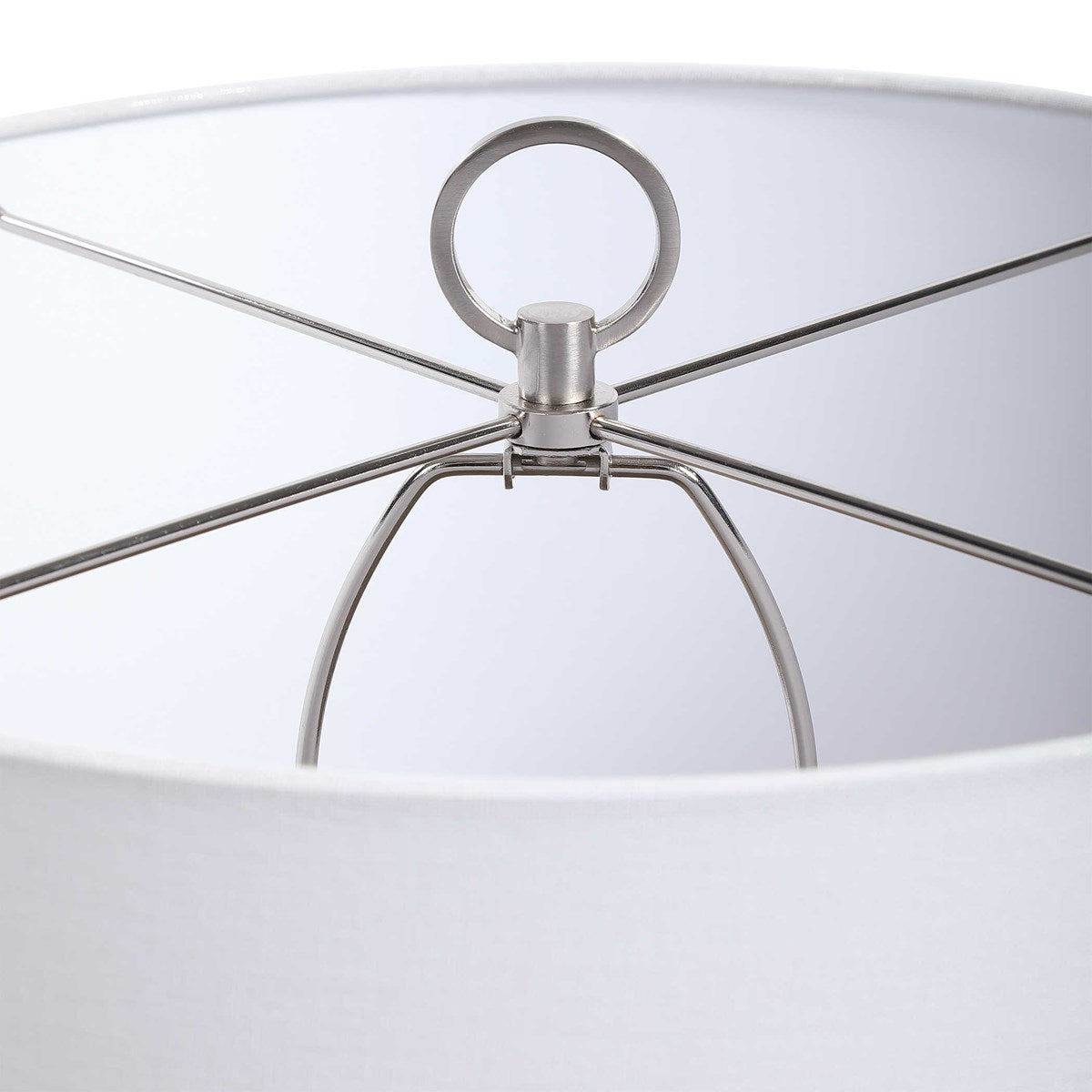 Uttermost Cyprien Gray White Table Lamp 28448-1