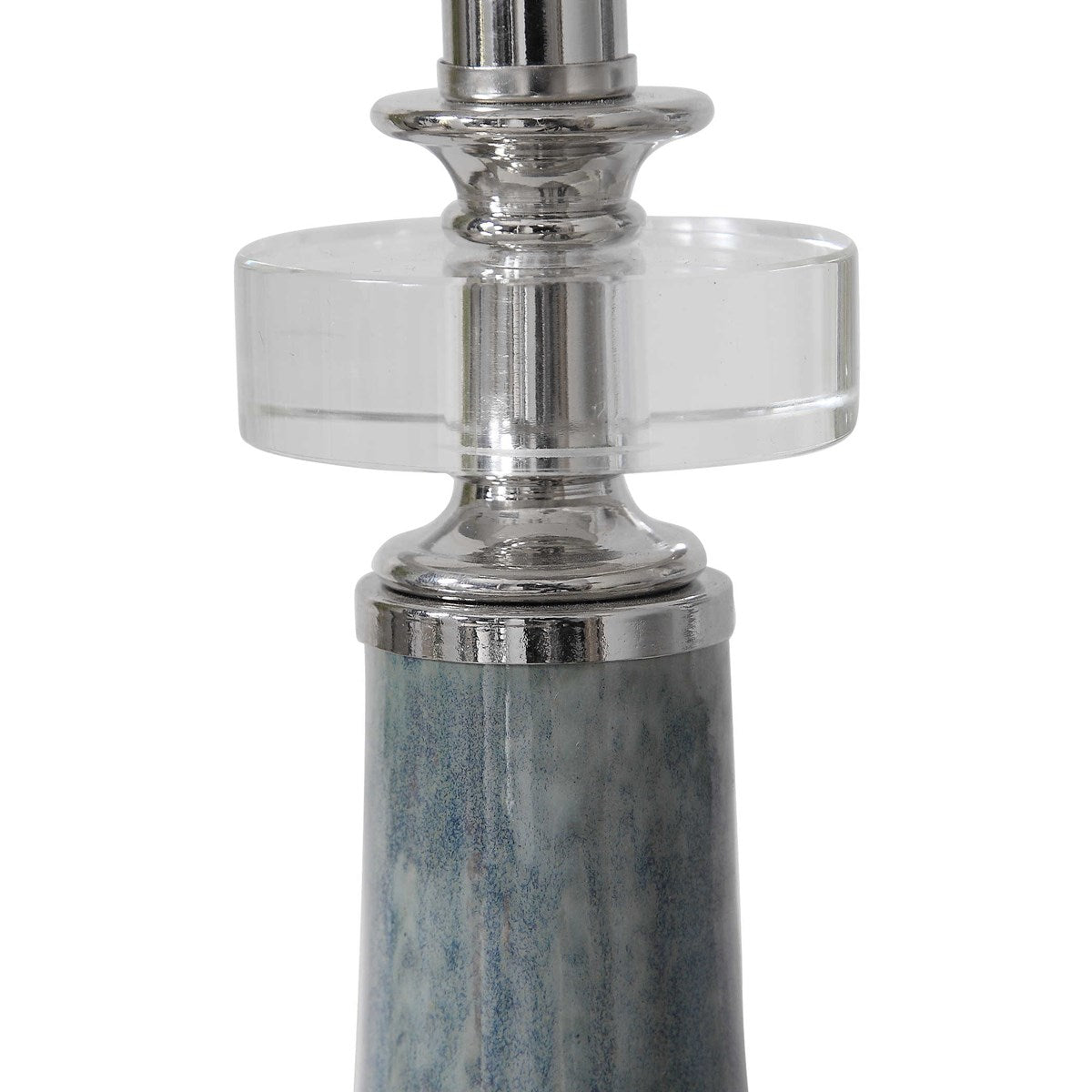 Uttermost Piers Mottled Blue Buffet Lamp 29698-1