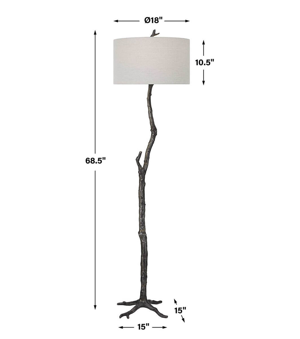 UTTERMOST SPRUCE FLOOR LAMP 30063