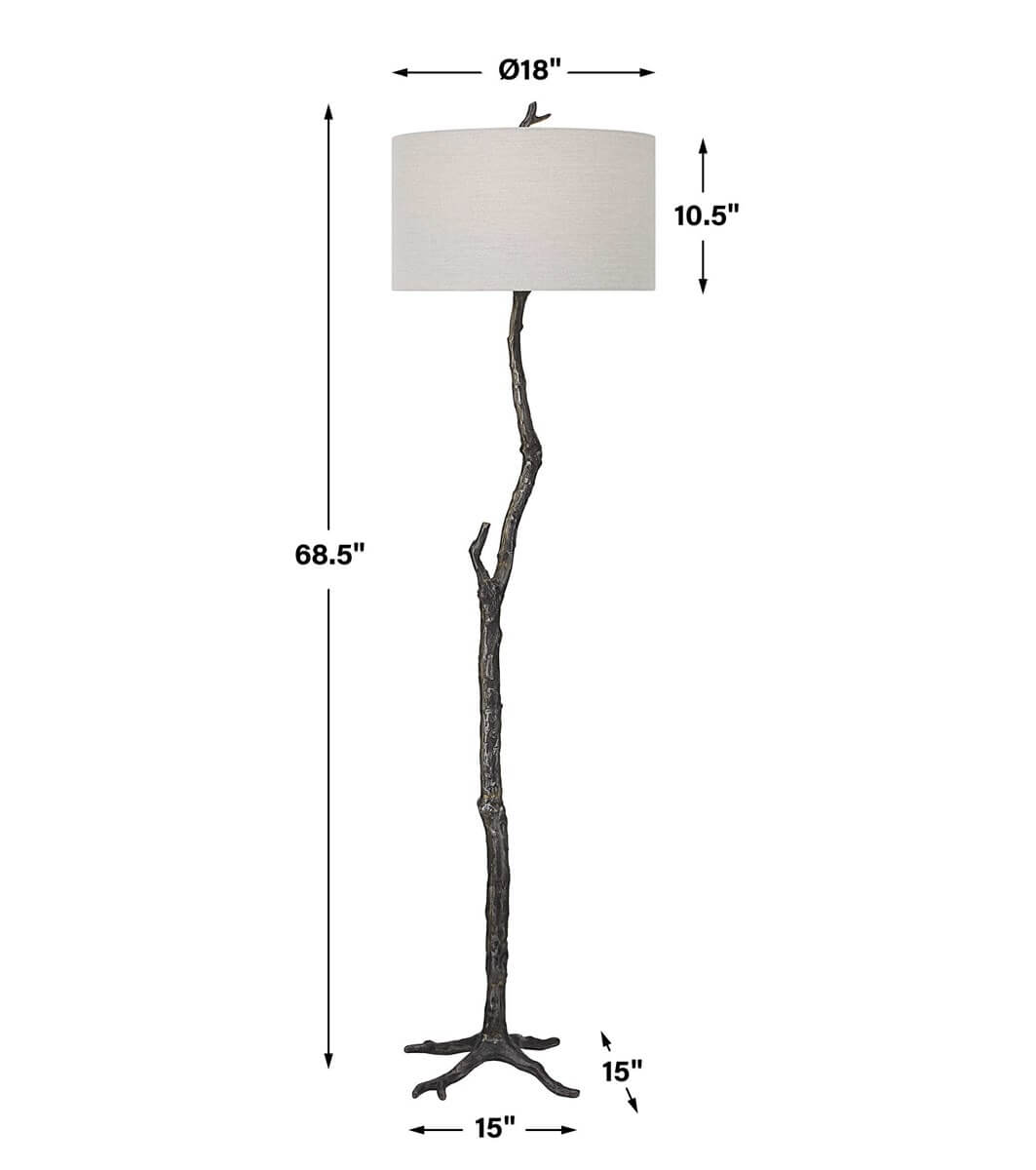 UTTERMOST SPRUCE FLOOR LAMP 30063