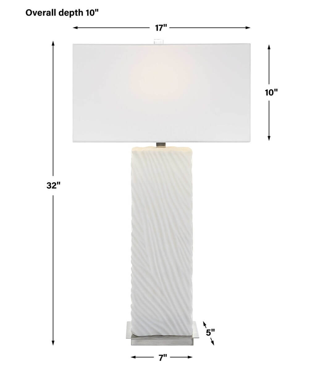 UTTERMOST PILLAR TABLE LAMP 30066