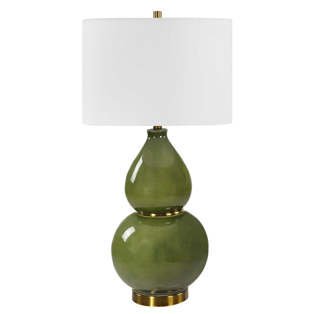 UTTERMOST GOURD TABLE LAMP GREEN 30203-1