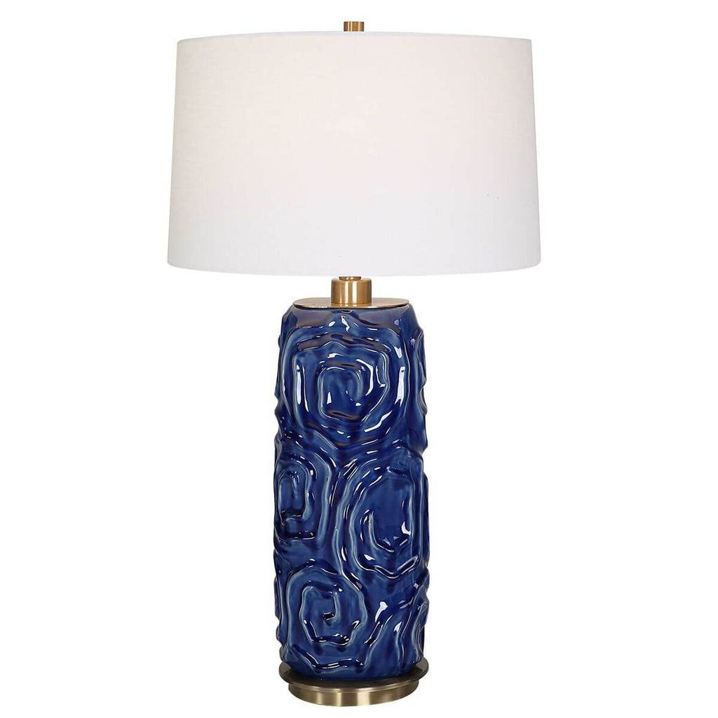 UTTERMOST ZADE TABLE LAMP BLUE 30221-1