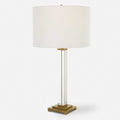 UTTERMOST CRYSTAL COLUMN TABLE LAMP 30237