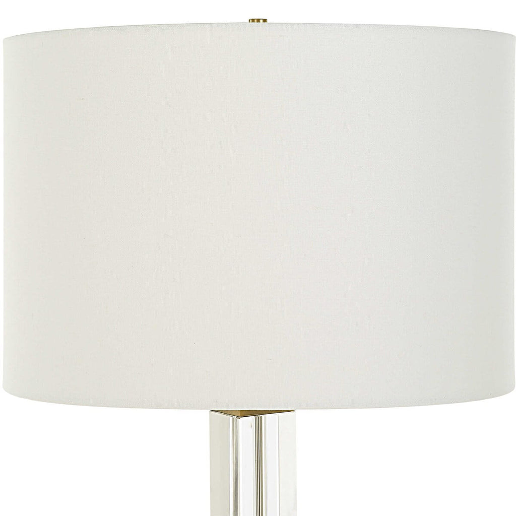 UTTERMOST CRYSTAL COLUMN TABLE LAMP 30237