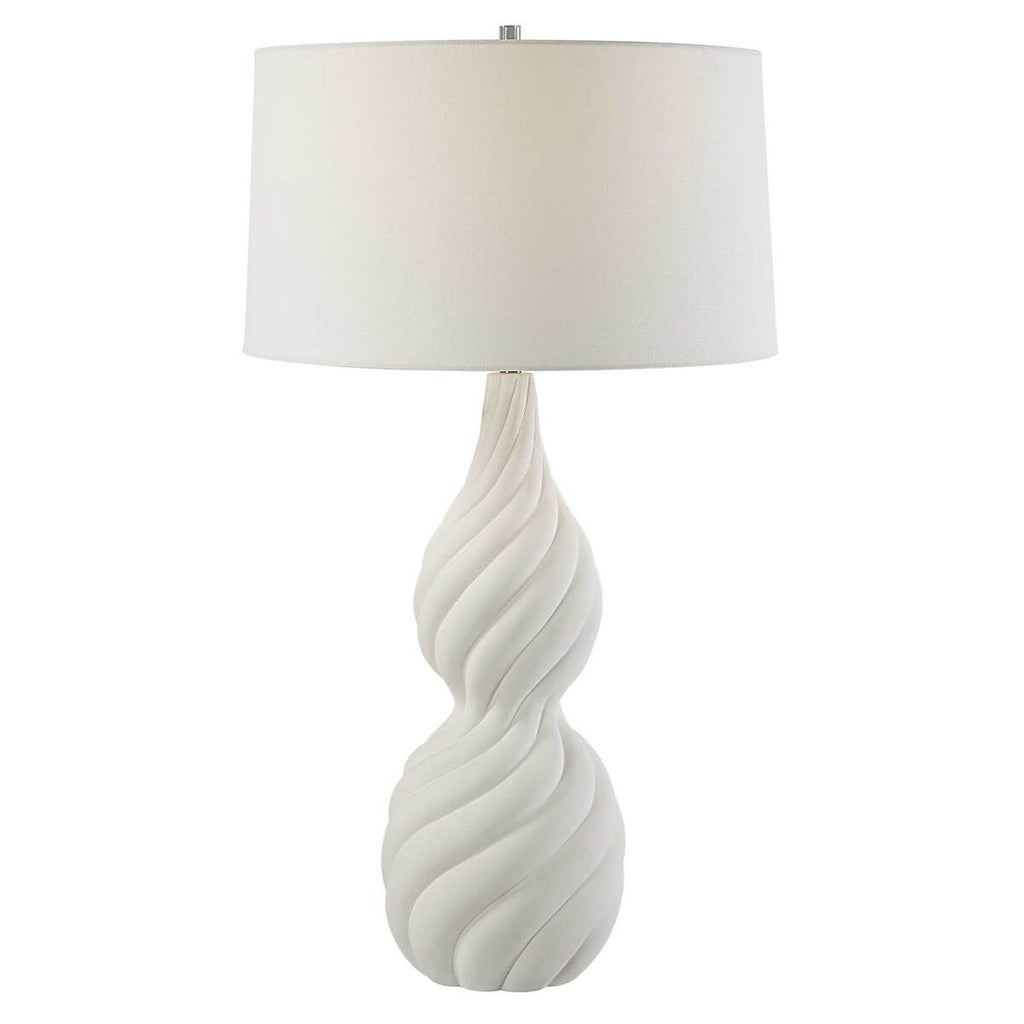 UTTERMOST TWISTED SWIRL TABLE LAMP 30240