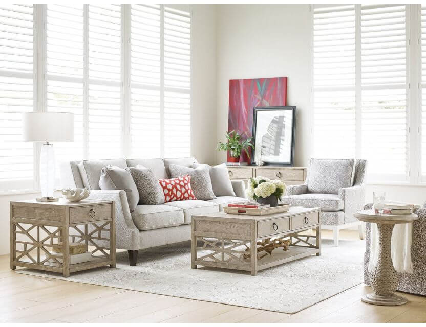 AMERICAN DREW  VISTA BISCAYNE ROUND END TABLE 803-920