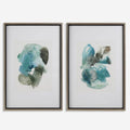 UTTERMOST BLUEPRINTS FRAMED PRINTS  SET OF TWO  32291