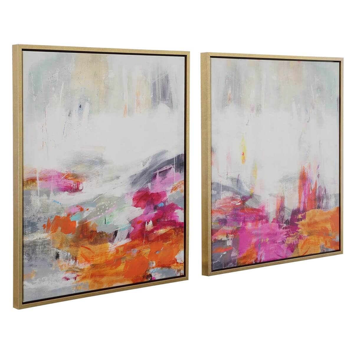 UTTERMOST COLOR THEORY FRAMED CANVASES  S/2 32296