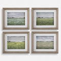 UTTERMOST QUIET MEADOWS FRAMED PRINTS SET OF FOUR  32317