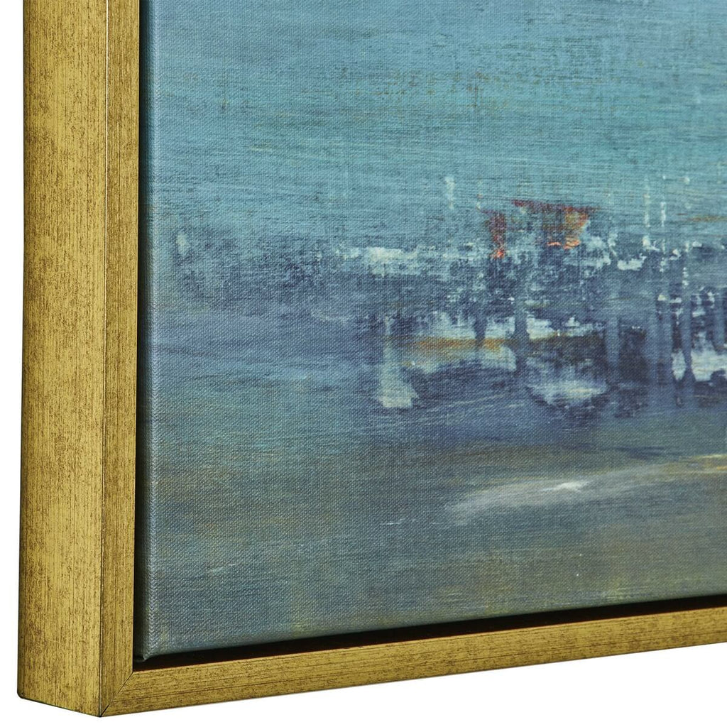 UTTERMOST TEXTURED LAND FRAMED CANVAS 32326