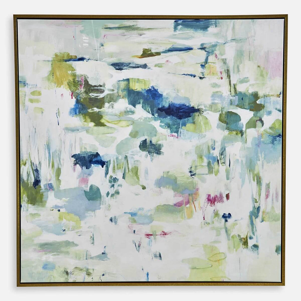 UTTERMOST ABSTRACT REFLECTIONS FRAMED CANVAS 32331