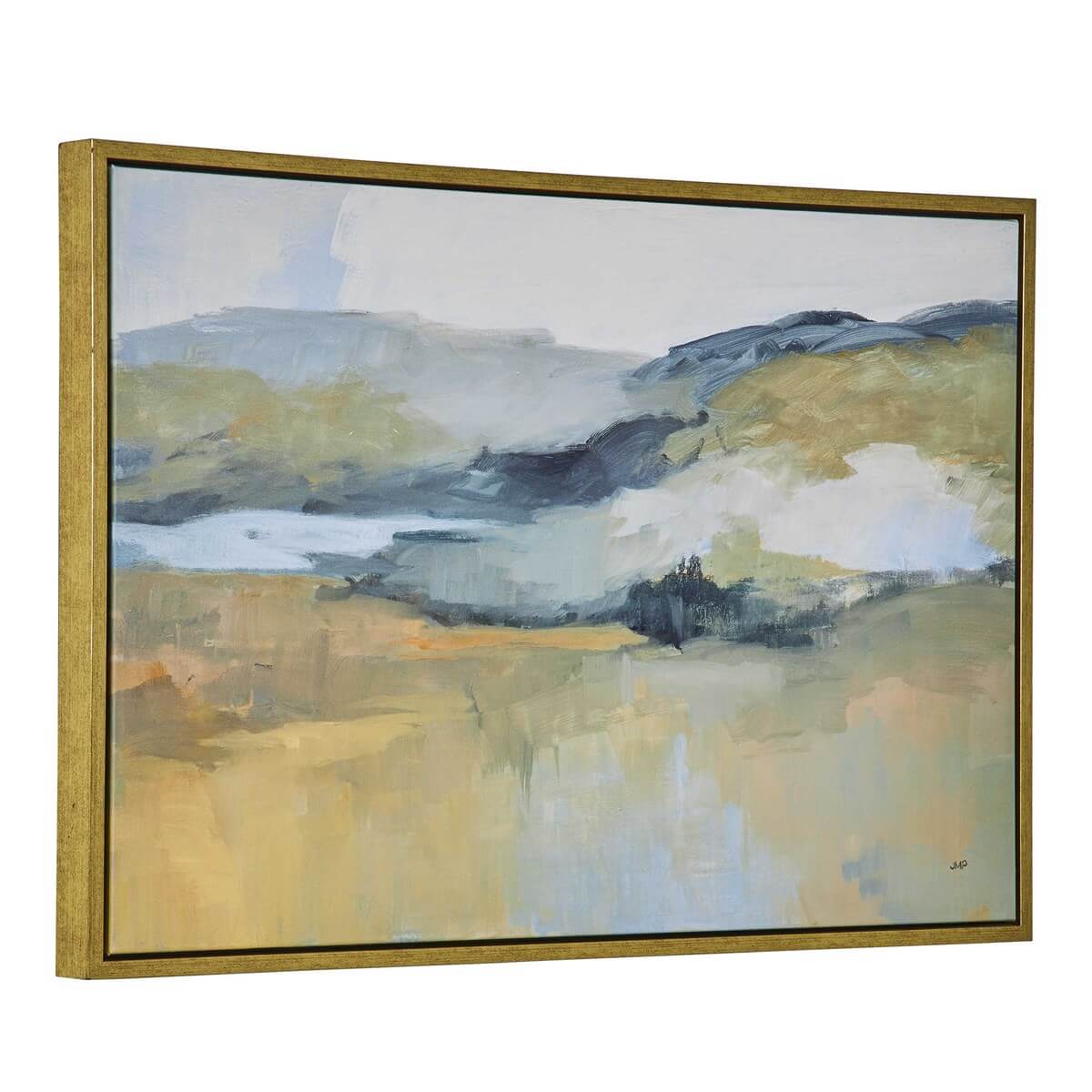 UTTERMOST FOLDED HILLS FRAMED CANVAS 32333
