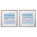 Uttermost Sea Glass Sandbar Framed Prints Set/2 33695